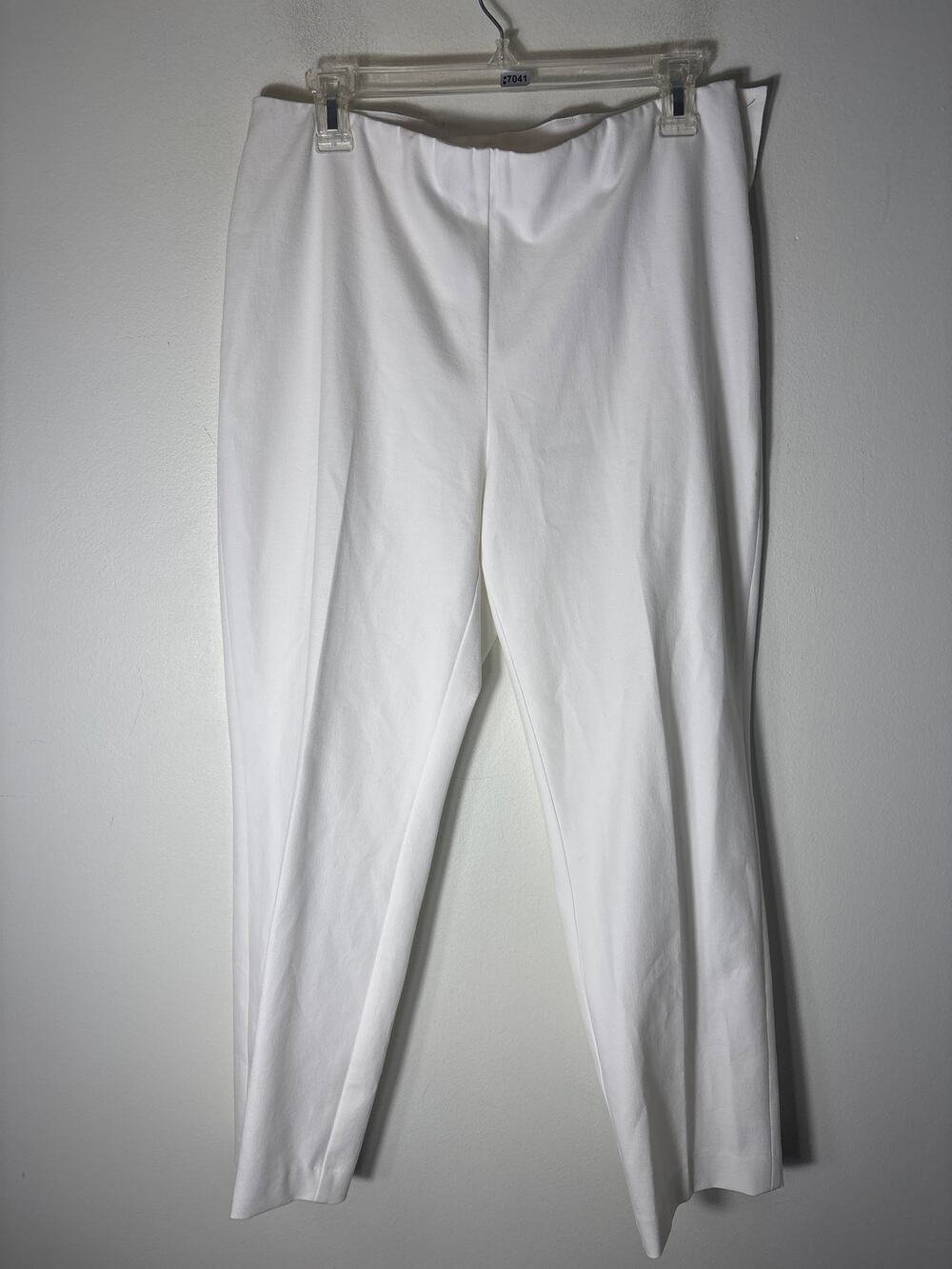 Lafayette 148 White Side Zip Pants Sz 12